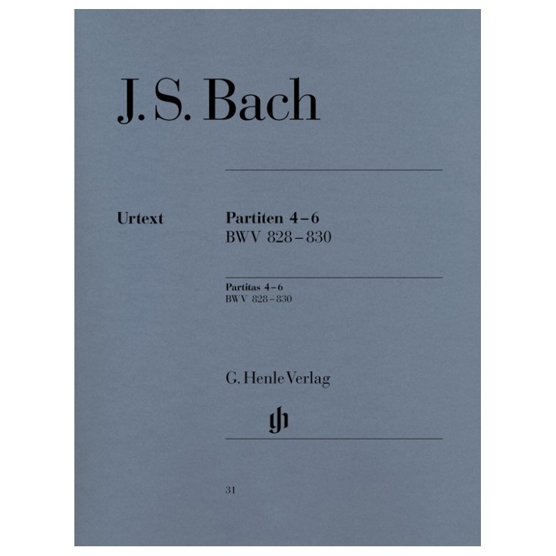 PARTITAS 4-6  BWV 828-830