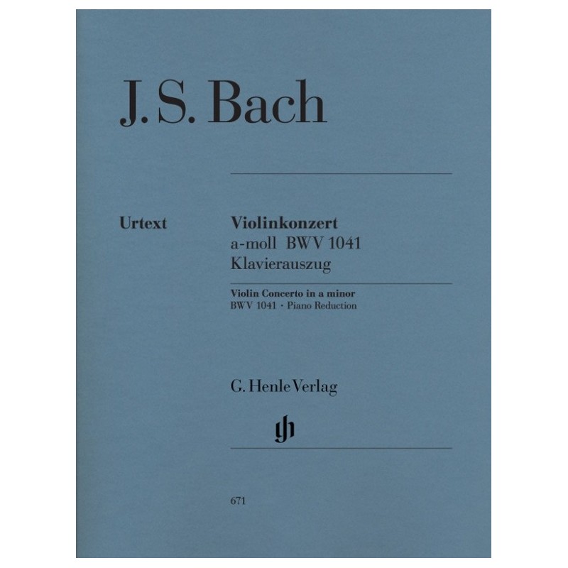 VIOLIN CONCERO A-MOLL BWV 1041