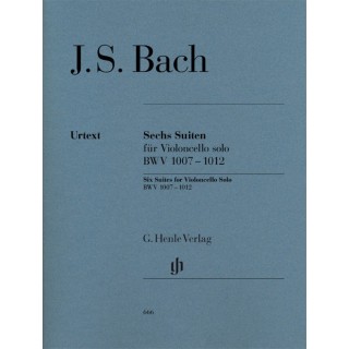 SIX SUITES VIOLONCELLO SOLO BWV 1007-1012