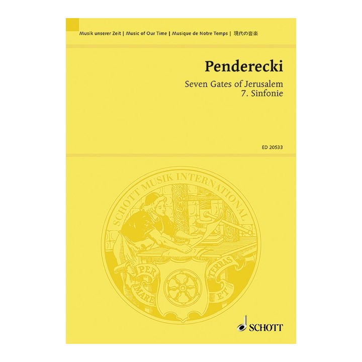 PENDERECKI K.  ED20533, SEVEN GATES OF JERUSALEM /