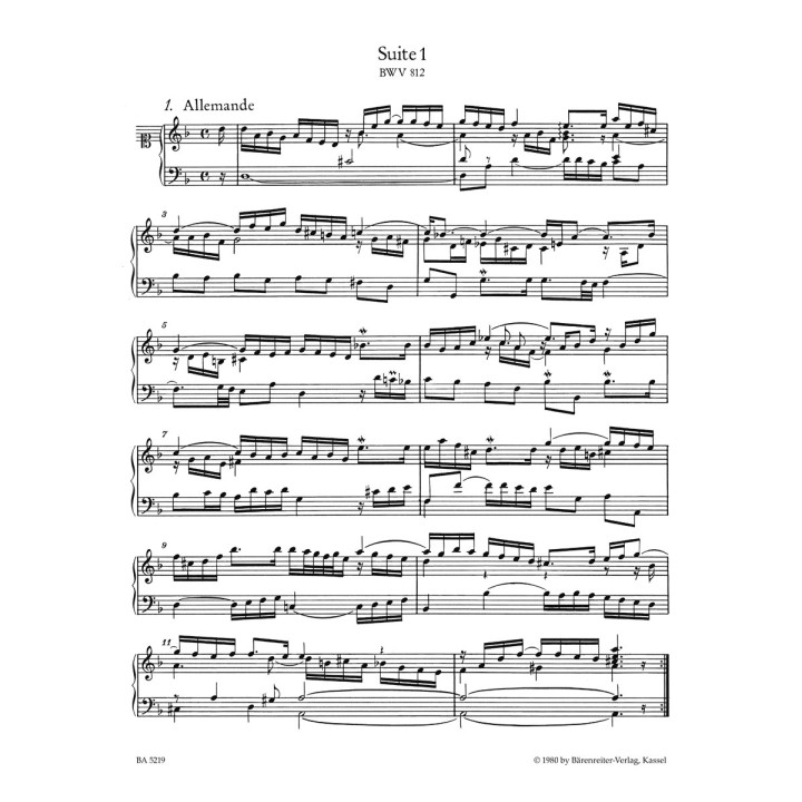 FRENCH SUITES BWV 812-817
