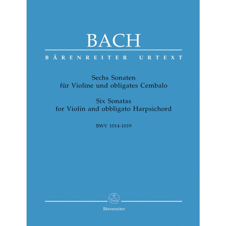 SIX SONATAS FOR VIOLIN & OBBLIGATO HARPSICHORD BWV