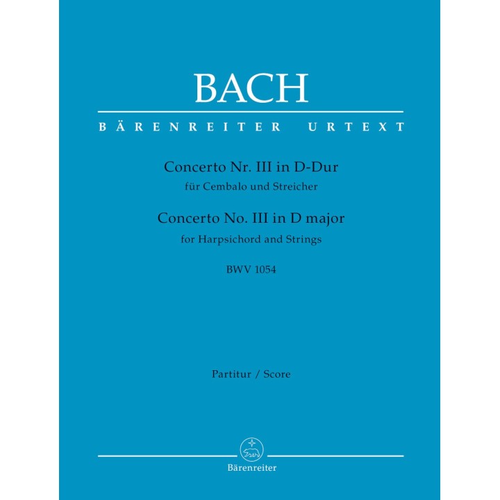KONCERT NR 3 D-DUR  BWV1054 NA KLAW.I SMYCZK./WYC.