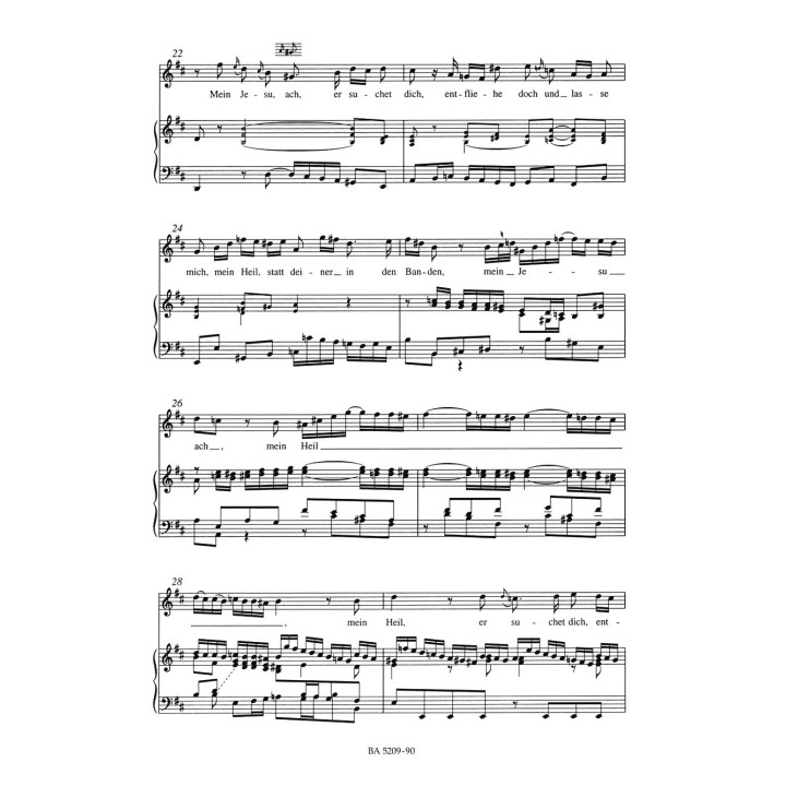 ST.MARK PASSION BWV 247 VOCAL SCORE
