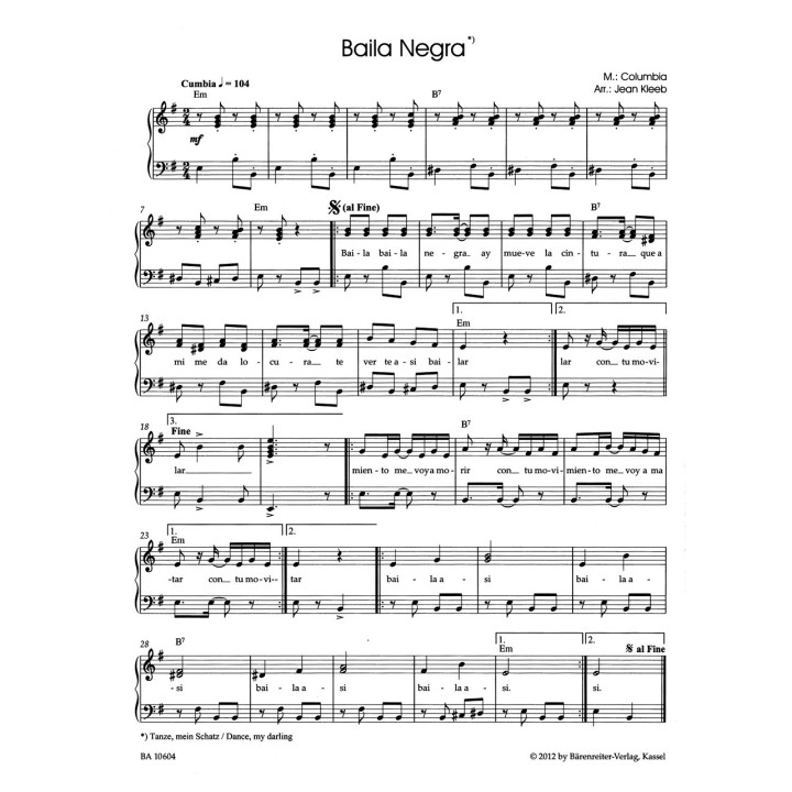 BAILA NEGRA / 13 LATIN-AMERICAN PIANO PIECES
