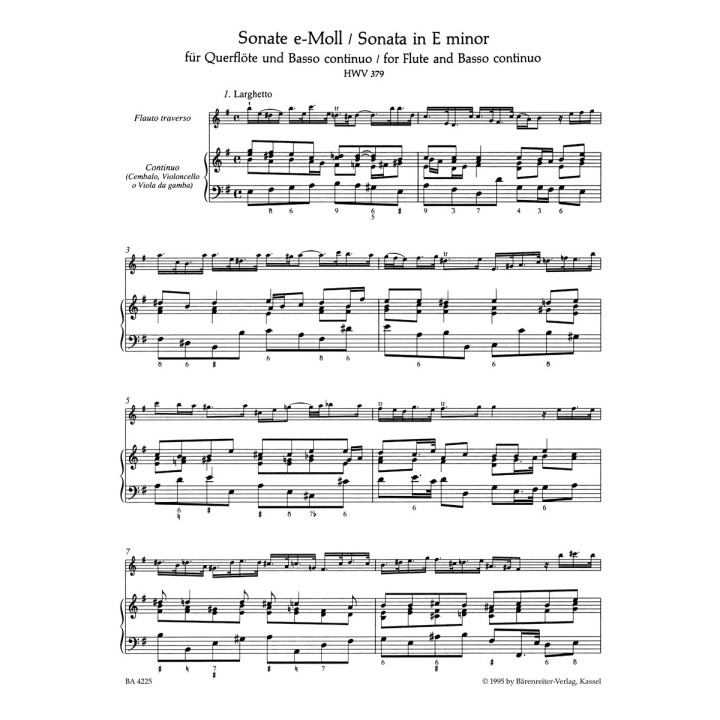 11 SONATAS FOR FLUTE AND B.C.