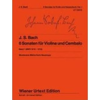 6 SONATAS FOR VIOLIN & HARPSICHORD BWV 1014-1016
