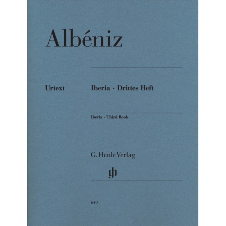 ALBENIZ I.  HN 649, IBERIA / THIRD BOOK