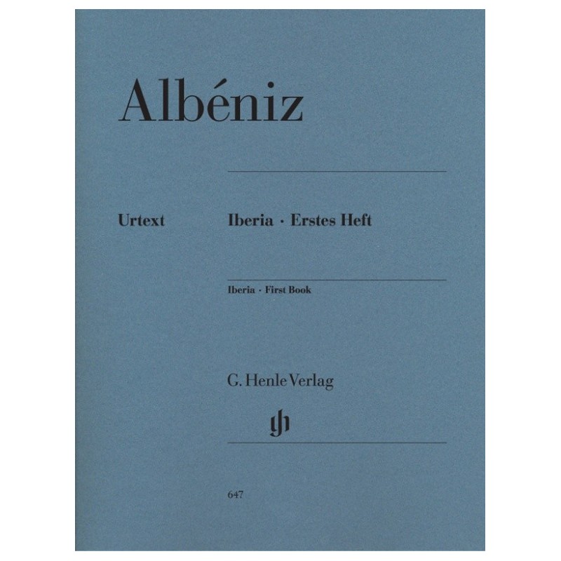 ALBENIZ I.  HN 647, IBERIA FIRST BOOK