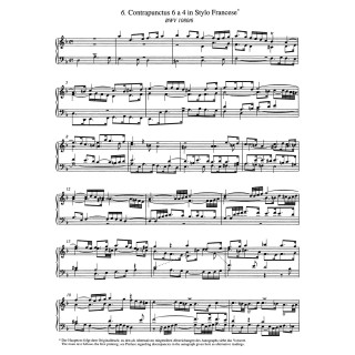 DIE KUNST DER FUGE  BWV 1080