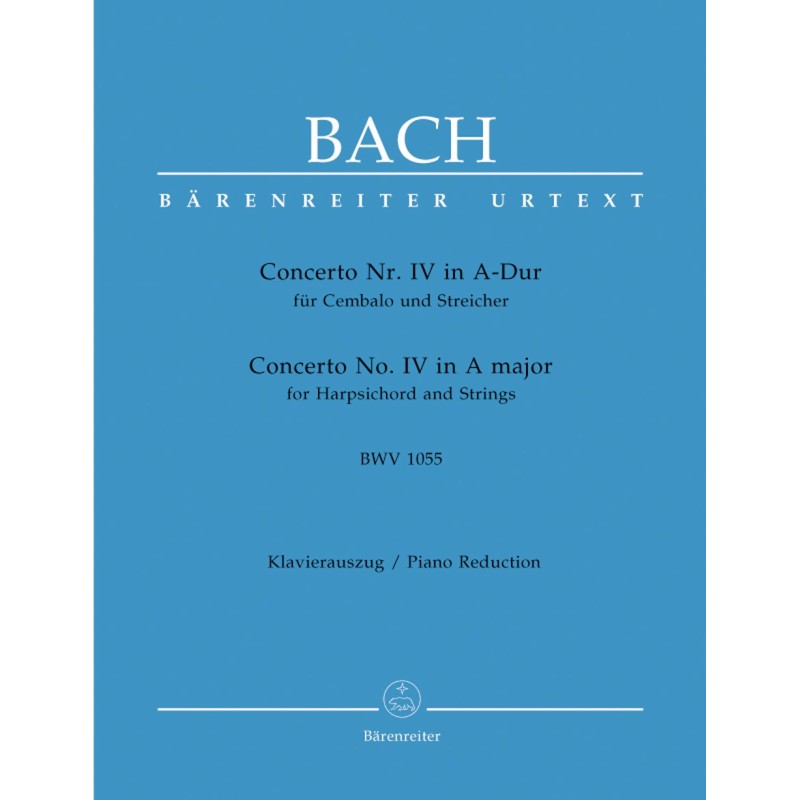 KONCERT NR 4 A-DUR BWV1055 NA KLAW.I SMYCZ./WYC./