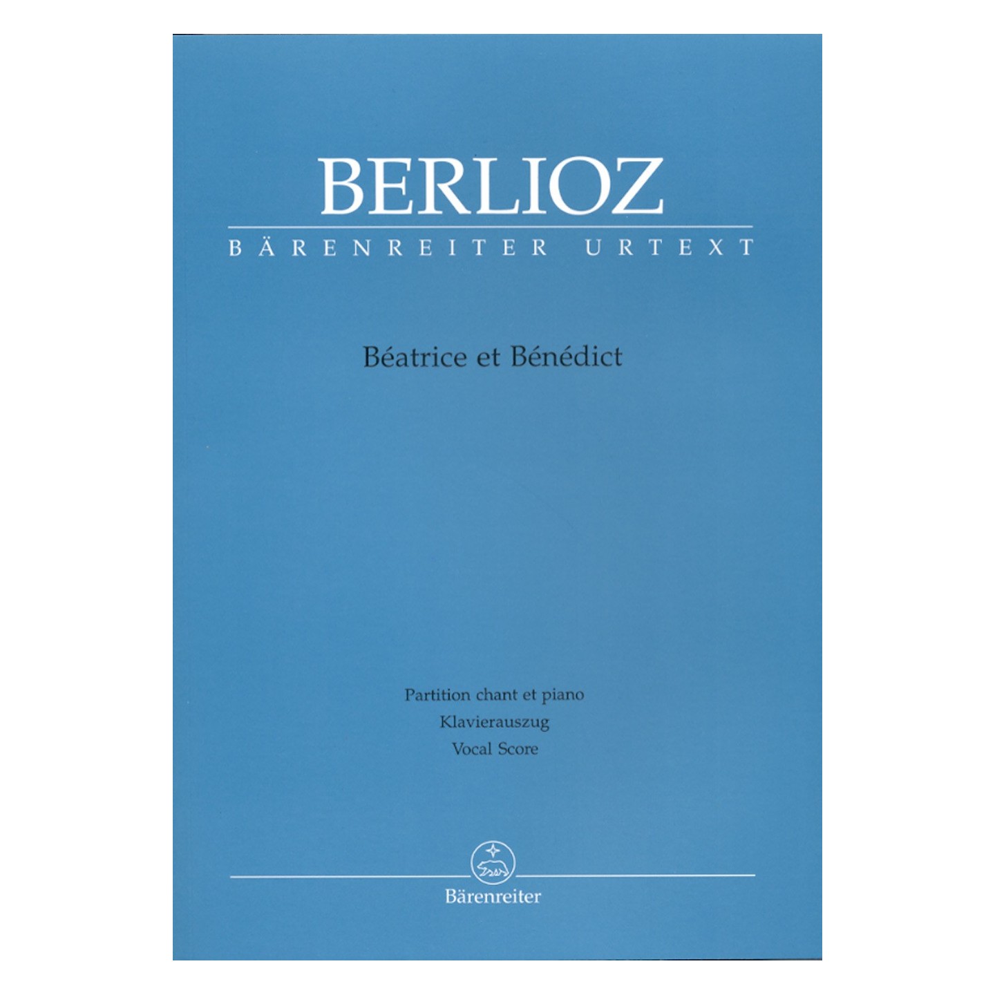 BEATRICE ET BENEDICT VOCAL SCORE