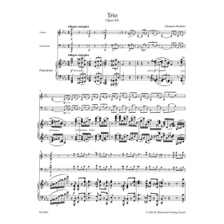 TRIO FOR VIOLIN, VIOLONCELLO & PIANO   OP.101