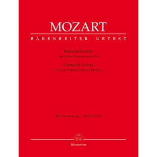 CONCERT ARIAS FOR LOW SOPRANO AND CONTRALTO