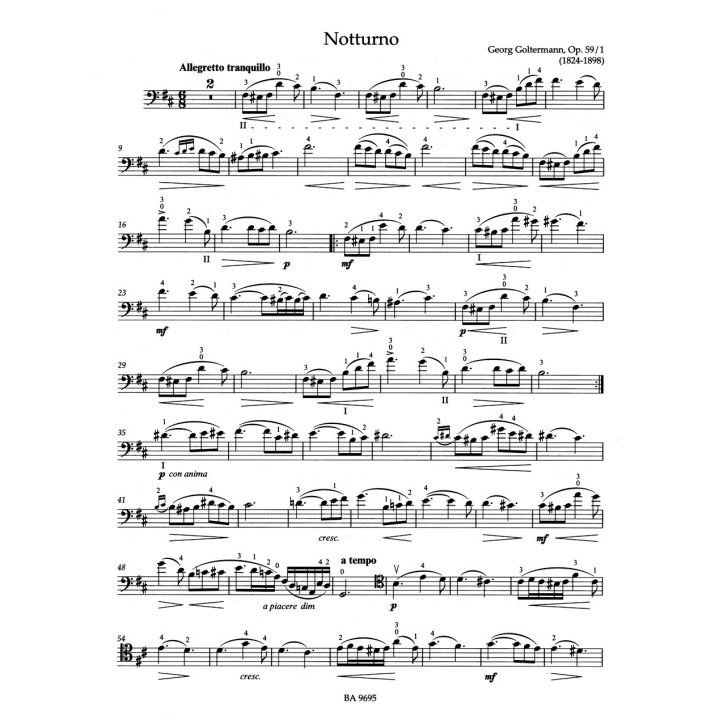 CONCERT PIECES FOR CELLO AND PIANO