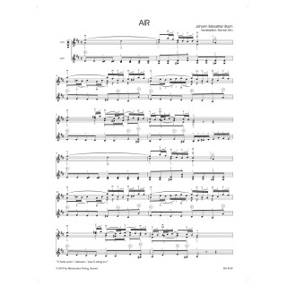 BACH J.S.  BA 5140, ARIA ZE SUITY ORKIESTROWEJ BWV