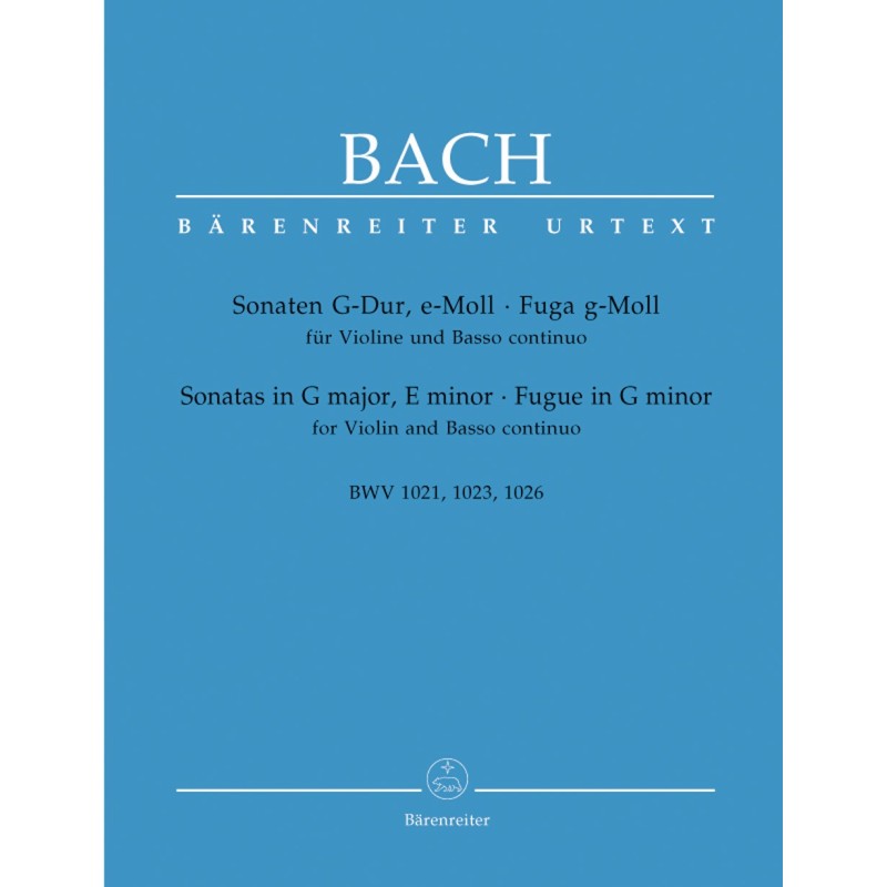 BACH J.S. BA5167, SONATAS FOR VIOLIN & B.C.  BWV 1