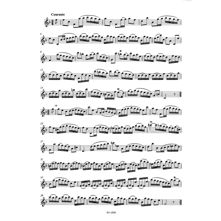BACH J.S. BA6886, TWO SUITES FOR FLUTE AFTER THE S