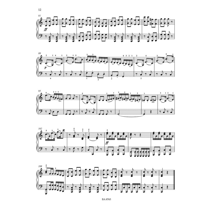 BARENTEITER PIANO ALBUM BA8765, CLASSICAL
