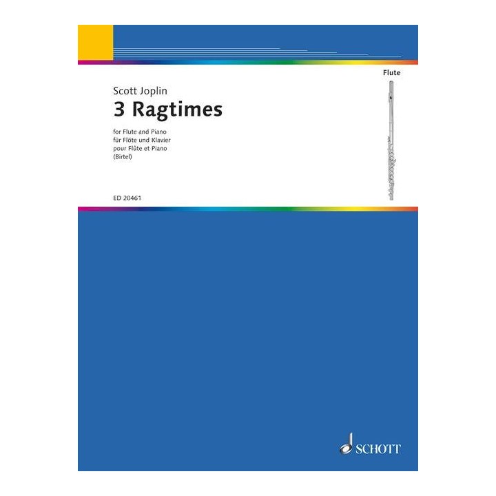 3 RAGTIMES FOR FLUTE & PIANO