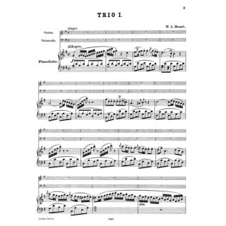 TRIOS / PIANO, VIOLINO, VIOLONCELLO