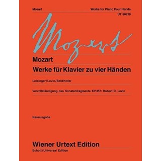 WORKS FOR PIANO 4 HANDS URTEXT