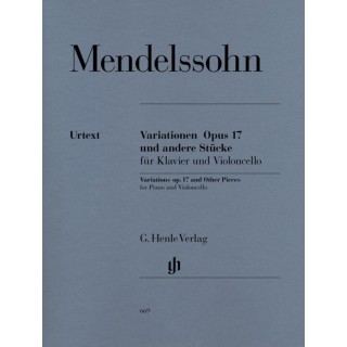 VARIATIONS OP.17 & OTHER PIECES FOR PIANO & VIOLON