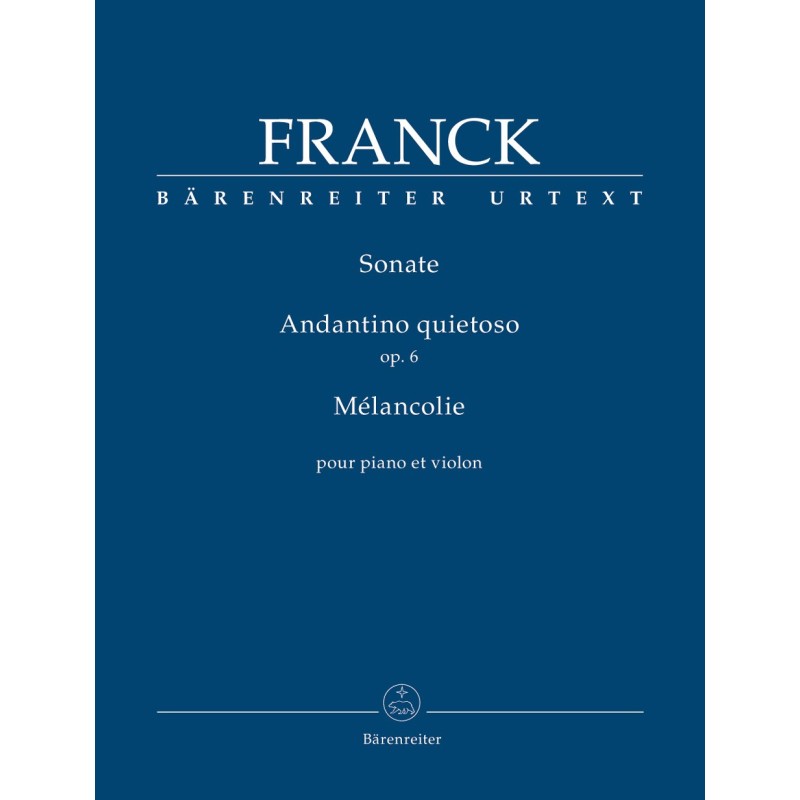 SONATE, ANDANTINO QUIETOSO OP.6, MELANCOLIE / VIOL