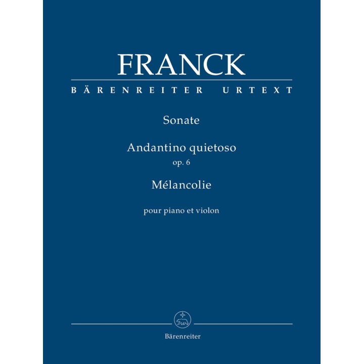 SONATE, ANDANTINO QUIETOSO OP.6, MELANCOLIE / VIOL