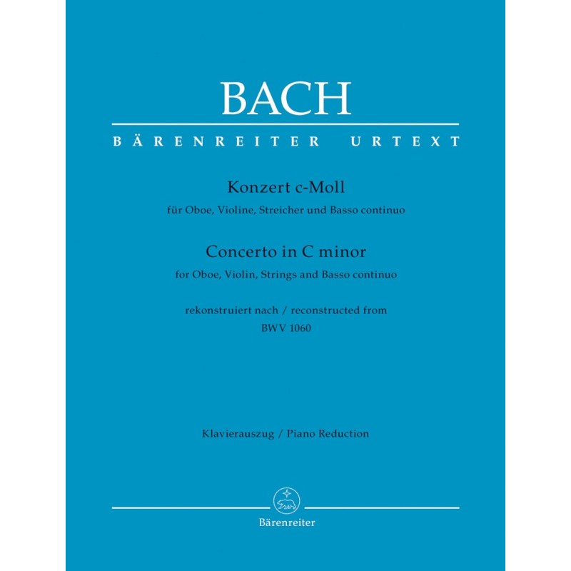 BACH J.S.  BA 5147-90, KONZERT C-MOLL  BWV 1060 -