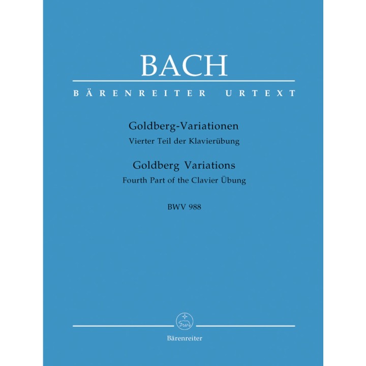 BACH J.S.  BA 5162, GOLDBERG VARIATIONS   BWV 988