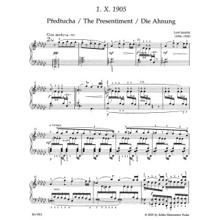 PIANO SONATA 1.X.1905