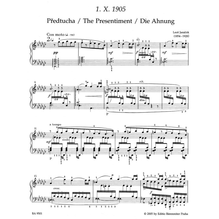 PIANO SONATA 1.X.1905