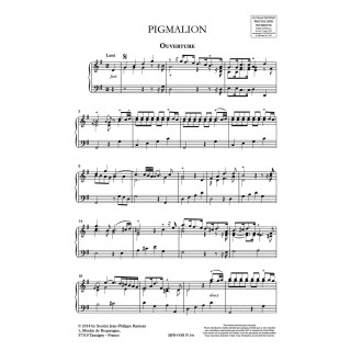 PIGMALION / VOCAL SCORE