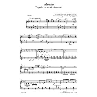 ALCESTE / VIENNA VERSION 1767 / VOCAL SCORE