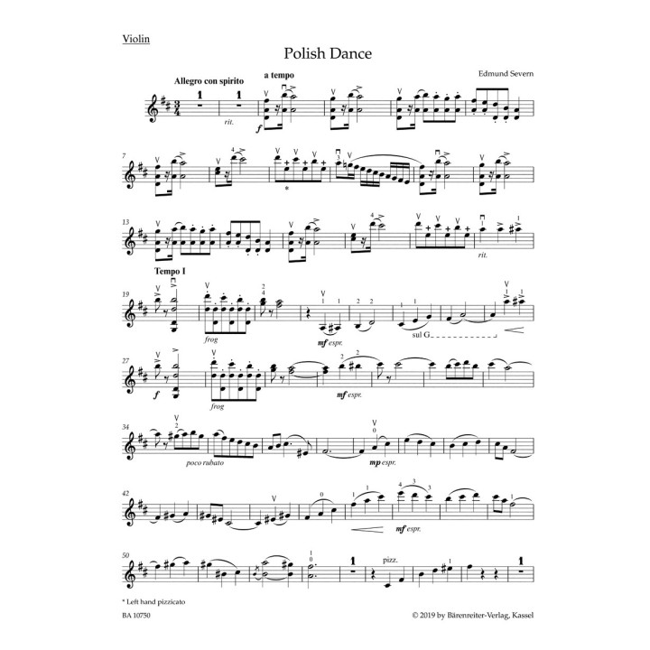 POLNISH DANCE FOR VIOLIN AND PIANO