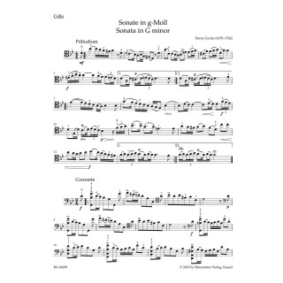 SONATA G-MOLL FOR CELLO AND PIANO