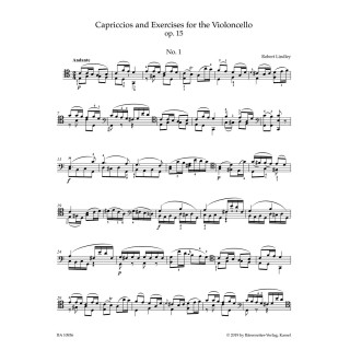 CAPRICCIOS AND EXERCISES FOR VIOLONCELLO OP.15