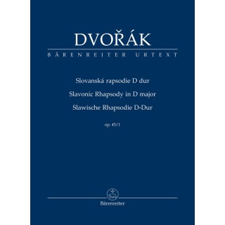 SLAVONIC RHAPSODY D-DUR OP.45/1 /SCORE